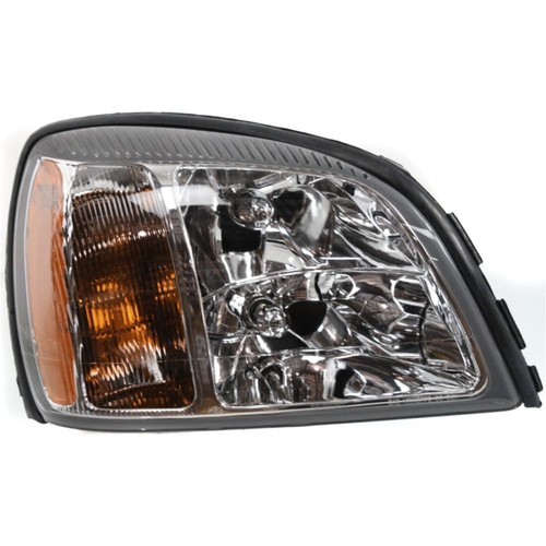 1pc headlight right - 1pc, lens